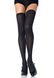 Плотные непрозрачные чулки Leg Avenue Nylon Thigh Highs Black, plus size фото