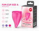 Менструальная чаша Fun Factory FUN CUP SIZE A Magenta, многоразовая, диаметр 4 см, объем 20 мл