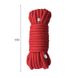 Мотузка для BDSM BTB Bondage Rope Red, довжина 10 м, діаметр 65 мм, поліестер фото