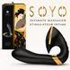 Вагінально-кліторальний вібратор Shunga Soyo Black