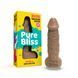Мыло в форме пениса Pure Bliss MINI Brown, крафтовое мыло-член, натуральное