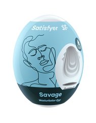 Самосмазывающийся мастурбатор-яйцо Satisfyer Egg Savage, одноразовый, не требует смазки фото и описание
