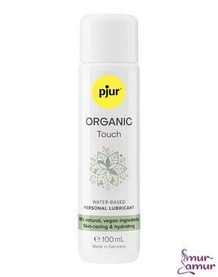 Органический лубрикант pjur ORGANIC Touch 100 мл, водная основа, без ароматизаторов и парабенов фото и описание