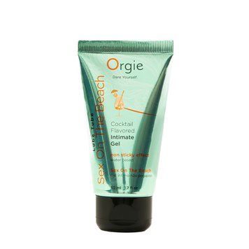 Лубрикант на водной основе Orgie Lube Tube Sex On The Beach, 50 мл, персиково-апельсиновый вкус фото и описание