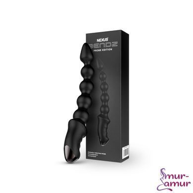 Анальний вібратор-намисто Nexus BENDZ Bendable Vibrator Probe Edition, ефект пам&rsquo;яті форми фото і опис