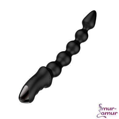Анальний вібратор-намисто Nexus BENDZ Bendable Vibrator Probe Edition, ефект пам&rsquo;яті форми фото і опис