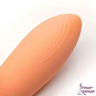 Вакуумный вибратор KISTOY Tina Mini Orange, вагинально-клиторальный фото и описание