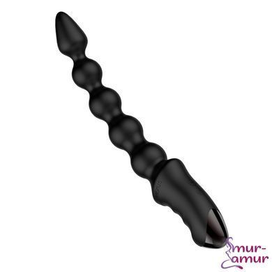 Анальний вібратор-намисто Nexus BENDZ Bendable Vibrator Probe Edition, ефект пам&rsquo;яті форми фото і опис
