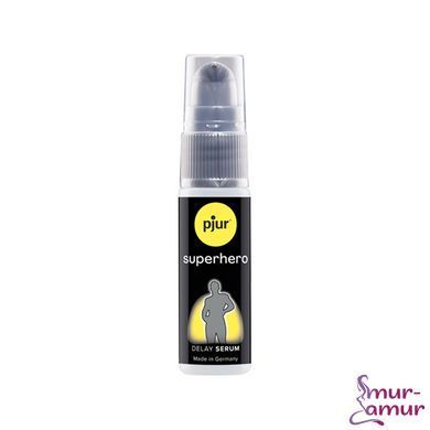 Сироватка-пролонгатор pjur Superhero Delay Serum 20 мл, створює ефект плівки, без оніміння фото і опис