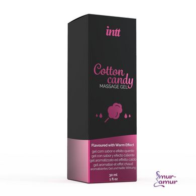 Массажный гель для интимных зон Intt Cotton Candy (30 мл) разогревающий фото и описание