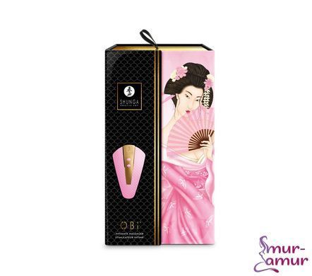 Клиторальный вибратор Shunga Obi Light Pink