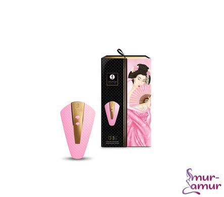 Клиторальный вибратор Shunga Obi Light Pink