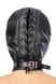 Капюшон с кляпом для БДСМ Fetish Tentation BDSM hood in leatherette with removable gag фото