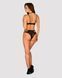 Эротический комплект под латекс со стрепами Obsessive Bagirela 2-pcs set S/M, черный, под леопард, б фото