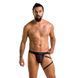 Чоловічі трусики танга з підв&rsquo;язкою Passion 058 THONG BILL L/XL Black фото
