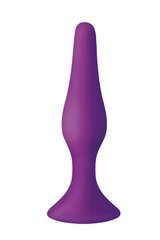 Анальная пробка на присоске MAI Attraction Toys №35 Purple, длина 15,5см, диаметр 3,8см фото и описание