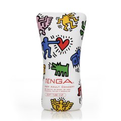 Мастурбатор Tenga Keith Haring Soft Case Cup (мягкая подушечка) сдавливаемый фото и описание