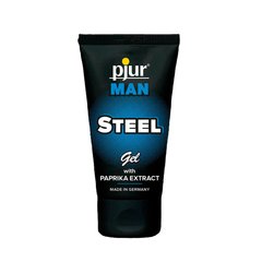 Гель для пениса стимулирующий pjur MAN Steel Gel 50 ml с экстрактом паприки и ментолом фото и описание
