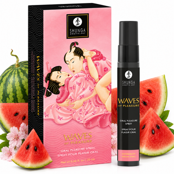 Спрей для усиления слюноотделения Shunga Waves of Pleasure Watermelon фото и описание