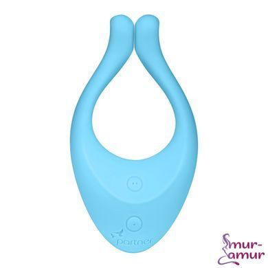 Вибратор для пар Satisfyer Endless Love Blue, 3 независимых мотора, многофункциональный фото и описание