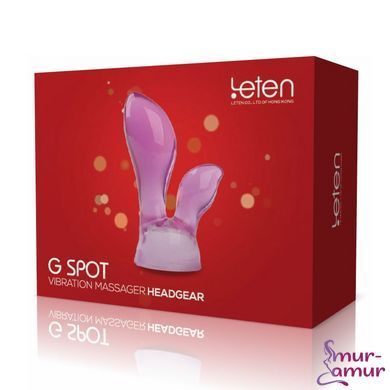 Насадка для вібромасажера Leten G SPOT HEADGEAR - 1 (40 x 105 мм)
