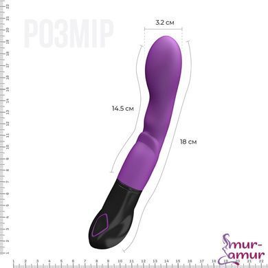 Вибратор Adrien Lastic Nyx, стимуляция точки G и входа во влагалище фото и описание