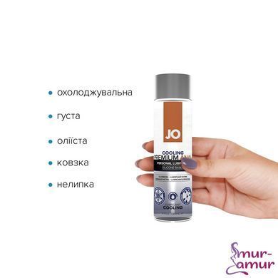 Анальная смазка JO ANAL PREMIUM &mdash; COOLING (120 мл) охлаждающая, на силиконовой основе фото и описание