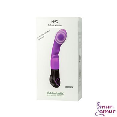 Вибратор Adrien Lastic Nyx, стимуляция точки G и входа во влагалище фото и описание