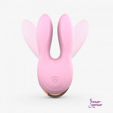 Вібратор-кролик Love To Love Hear Me Rose з двома моторчиками і різнобарвною LED-підсвіткою фото і опис