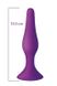 Анальная пробка на присоске MAI Attraction Toys №35 Purple, длина 15,5см, диаметр 3,8см фото