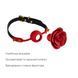 Розкішний кляп у вигляді троянди Zalo - Rose Ball Gag, подвійне використання фото