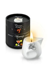 Масажна свічка Plaisirs Secrets Cosmopolitan (80 мл) подарункова упаковка, керамічний посуд фото і опис