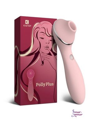 Вакуумный вибратор KisToy Polly Plus Pink фото и описание