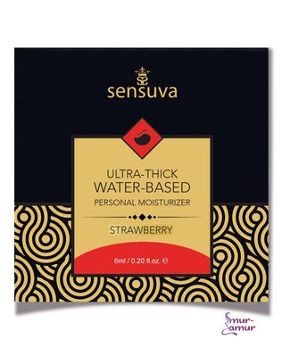 Пробник Sensuva - Ultra–Thick Water-Based Strawberry (6 мл)