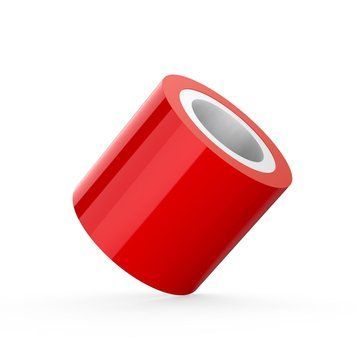 Скотч для бондажа Liebe Seele Bondage Tape Red 25м, не липнет к коже и волосам, без следов фото и описание