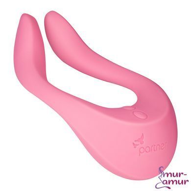 Вибратор для пар Satisfyer Endless Joy Pink, 3 независимых мотора, многофункциональный фото и описание