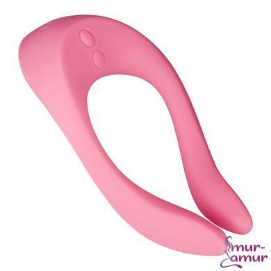 Вибратор для пар Satisfyer Endless Joy Pink, 3 независимых мотора, многофункциональный фото и описание