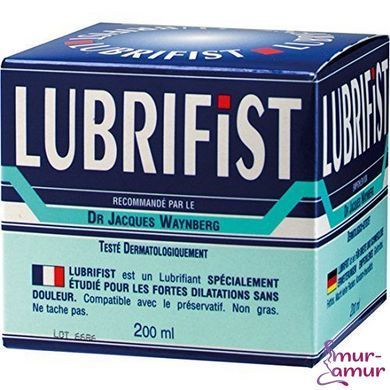 Гуcта змазка для фістингу і анального сексу Lubrix LUBRIFIST (200 мл) на водній основі фото і опис