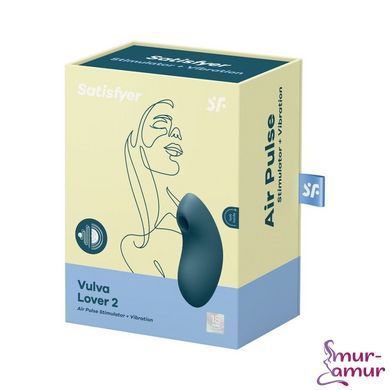 Вакуумный вибратор Satisfyer Vulva Lover 2 Blue фото и описание