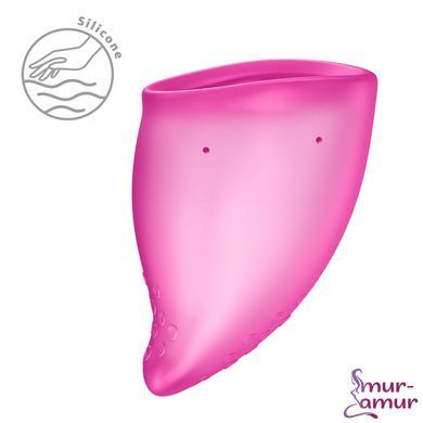 Менструальная чаша Fun Factory FUN CUP SIZE B Magenta, многоразовая, диаметр 4,3 см, объем 30 мл