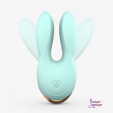 Вибратор-кролик Love To Love Hear Me Menthe с двумя моторчиками и разноцветной LED-подсветкой фото и описание