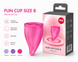 Менструальная чаша Fun Factory FUN CUP SIZE B Magenta, многоразовая, диаметр 4,3 см, объем 30 мл