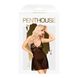 Міні-сукня з мереживним ліфом та стрінгами Penthouse - Bedtime Story Black M/L фото