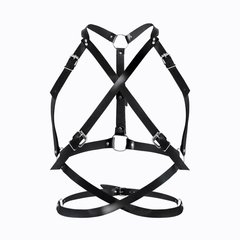 Женская портупея Art of Sex - Agnessa Leather harness, Черный XS-M фото и описание
