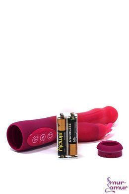 Вибратор-кролик Dorcel Baby Rabbit Pink с жемчужным массажем и вращающейся головкой фото и описание