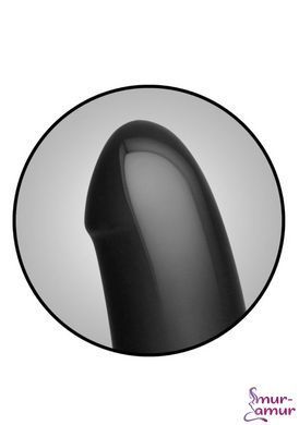Анальний плаг з ділдо Doc Johnson Kink - Dual Density SECONDSKYN Fuck Plug - Black