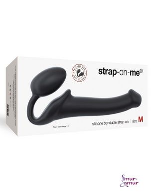 Безремневой страпон Strap-On-Me Black M фото и описание
