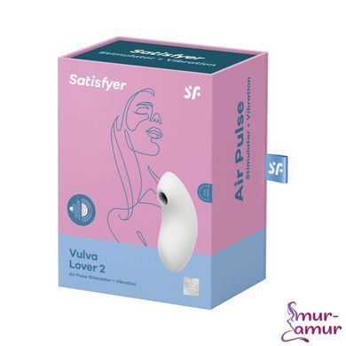 Вакуумний вібратор Satisfyer Vulva Lover 2 White фото і опис