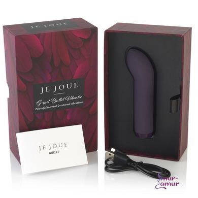Преміум вібратор Je Joue - G-Spot Bullet Vibrator Purple з глибокою вібрацією фото і опис