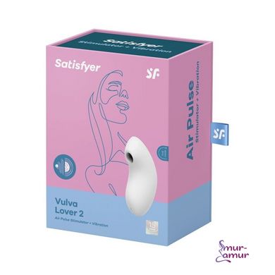 Вакуумний вібратор Satisfyer Vulva Lover 2 White фото і опис
